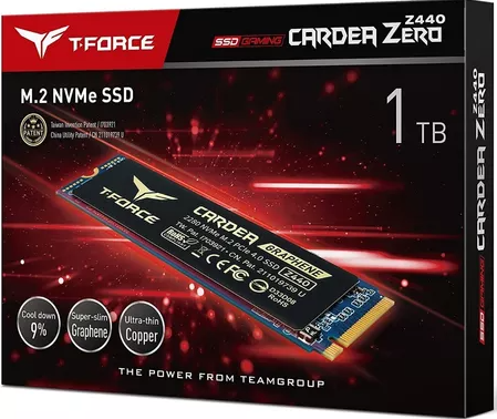 UNIDAD SOLIDA T-FORCE GAMING M.2 NVMe SSD 1TB