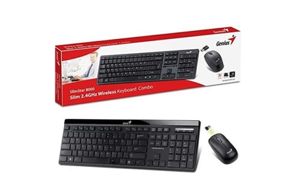 COMBO TECLADO GENIUS SLIMSTAR 8000SE