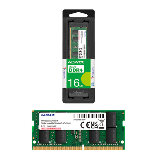 MEMORIA RAM ADATA PARA PORTATIL DDR4 16GB 3200MHZ